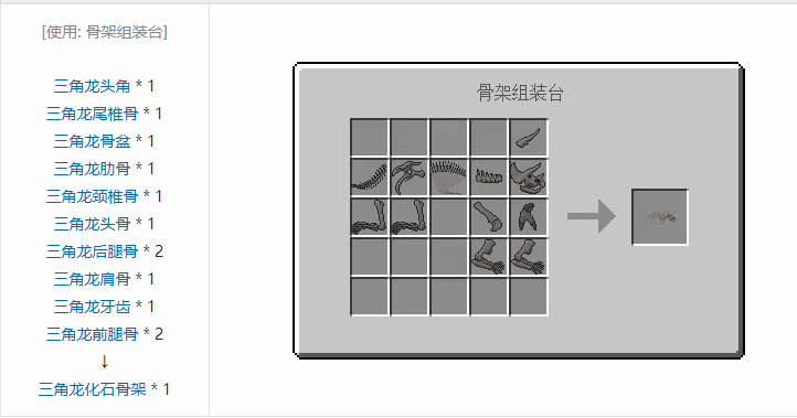 我的世界侏罗纪重生合成表大全2026