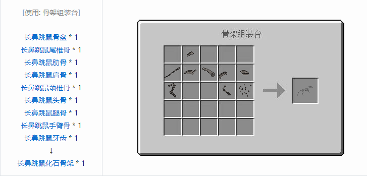我的世界侏罗纪重生合成表大全2026