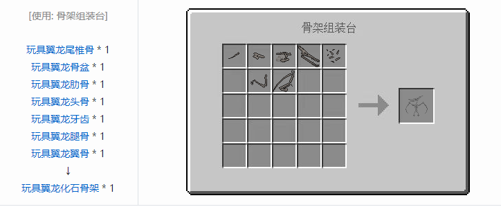 我的世界侏罗纪重生合成表大全2026