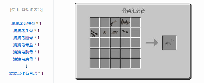 我的世界侏罗纪重生合成表大全2026