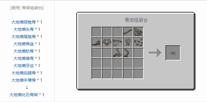 我的世界侏罗纪重生合成表大全2026