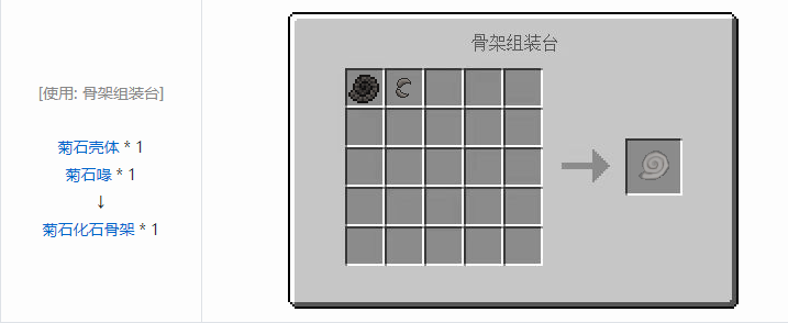 我的世界侏罗纪重生合成表大全2026