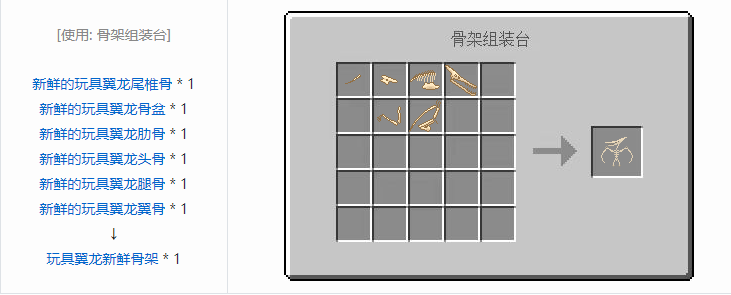 我的世界侏罗纪重生合成表大全2026