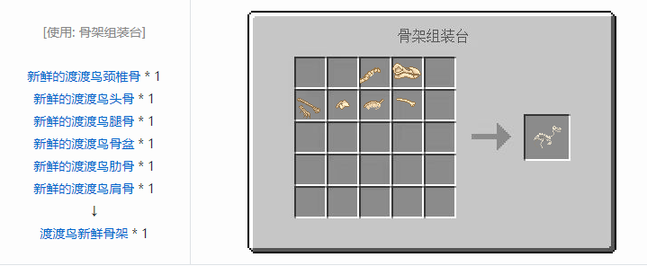 我的世界侏罗纪重生合成表大全2026