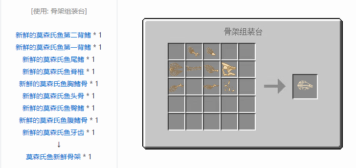我的世界侏罗纪重生合成表大全2026