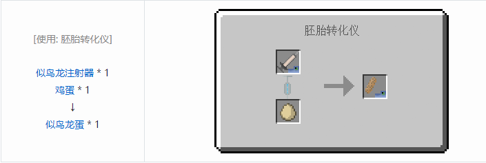 我的世界侏罗纪重生合成表大全2026