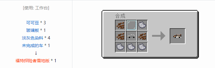 我的世界侏罗纪重生合成表大全2026