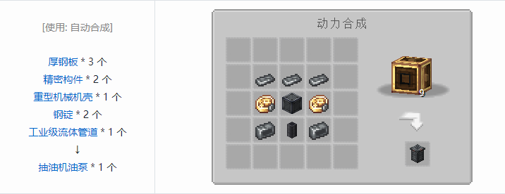 我的世界机械动力工业长路合成表大全2026