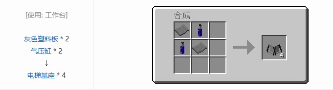 我的世界气动工艺合成表大全2026