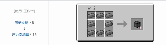 我的世界气动工艺合成表大全2026