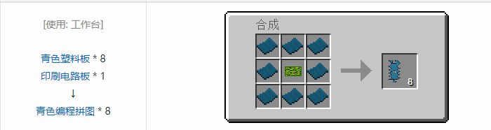 我的世界气动工艺合成表大全2026