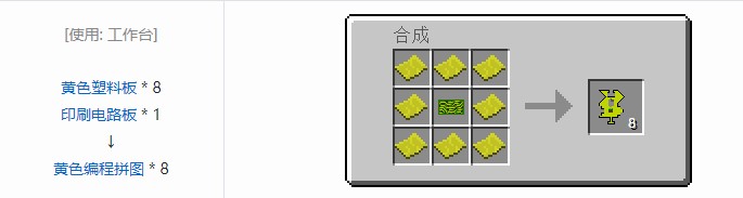 我的世界气动工艺合成表大全2026