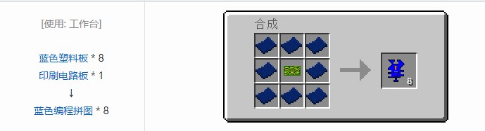 我的世界气动工艺合成表大全2026