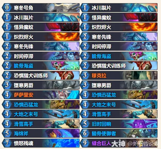 炉石传说2025坦普卢斯回旋卡组推荐