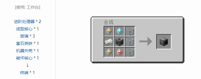 我的世界精致存储合成表大全2026