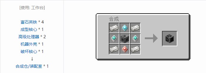 我的世界精致存储合成表大全2026