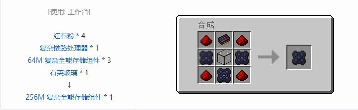 我的世界OMNI 存储元件合成表大全2026