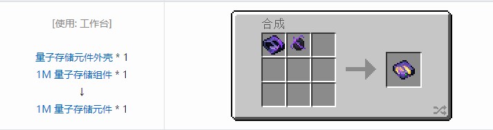 我的世界OMNI 存储元件合成表大全2026