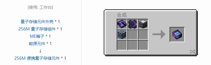 我的世界OMNI 存储元件合成表大全2026
