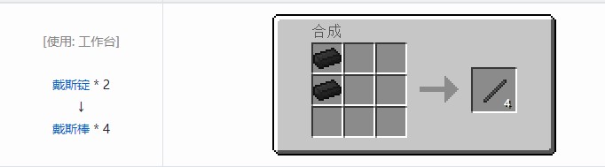 我的世界星系材料合成表大全