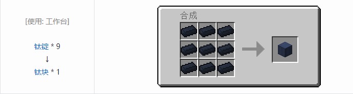 我的世界星系方块合成表大全