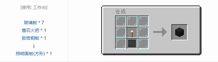 我的世界星系方块合成表大全