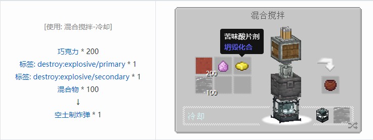 我的世界坍毁化合材料合成表大全
