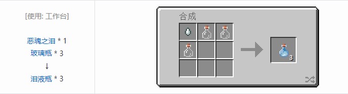 我的世界坍毁化合材料合成表大全