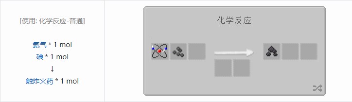 我的世界坍毁化合材料合成表大全