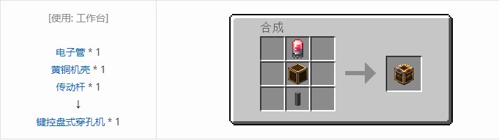 我的世界坍毁化合合成表大全