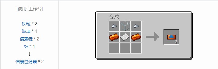 我的世界热动力学合成表大全