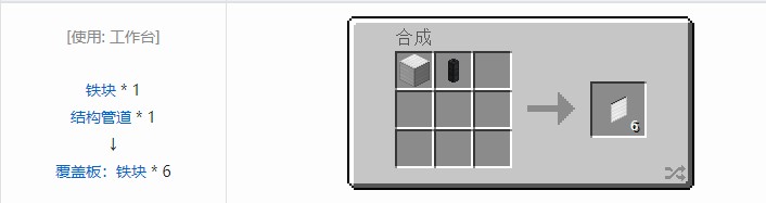 我的世界热动力学覆盖板合成表大全
