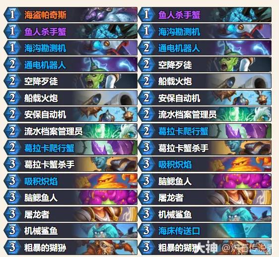 炉石传说2026超级融合怪乱斗卡组推荐