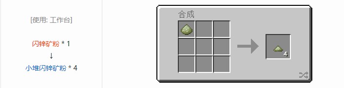 我的世界科技复兴材料合成表大全