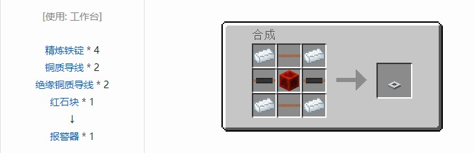 我的世界科技复兴合成表大全