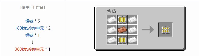 我的世界科技复兴合成表大全