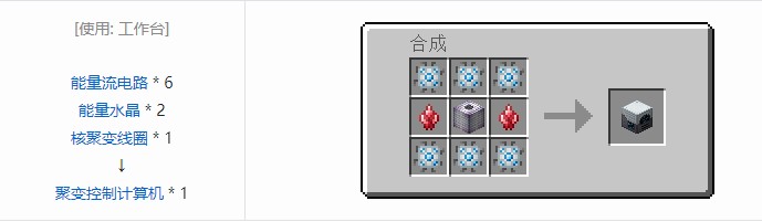 我的世界科技复兴合成表大全