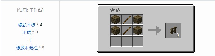 我的世界科技复兴合成表大全