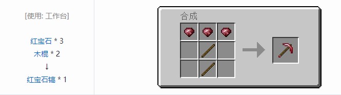 我的世界科技复兴合成表大全