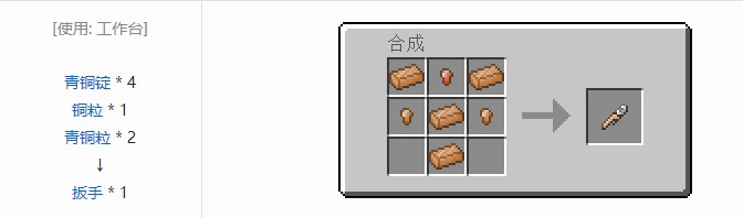 我的世界科技复兴合成表大全