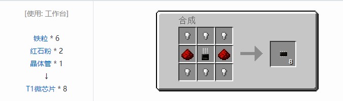 我的世界开放式电脑合成表大全