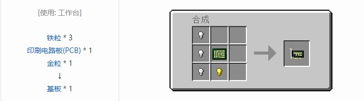 我的世界开放式电脑合成表大全