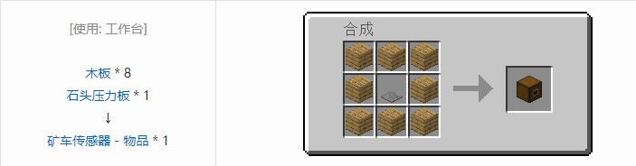 我的世界铁路模组设备合成表大全