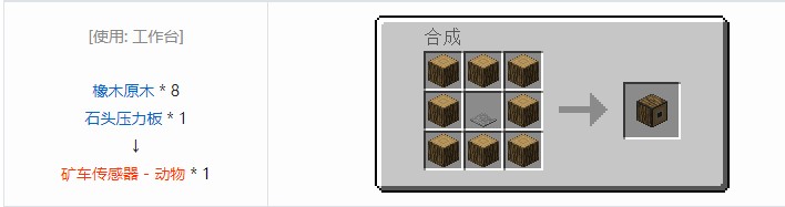 我的世界铁路模组设备合成表大全