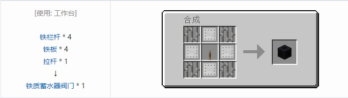我的世界铁路模组设备合成表大全