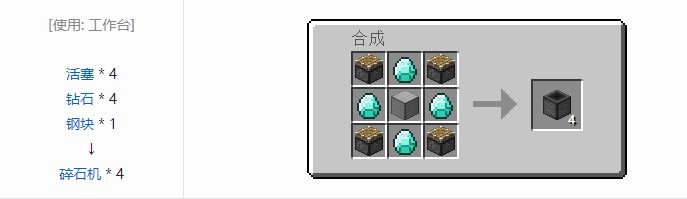 我的世界铁路模组设备合成表大全