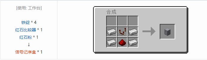 我的世界铁路模组轨道合成表大全