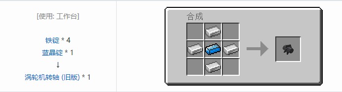 我的世界极限反应堆合成表大全