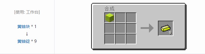 我的世界极限反应堆合成表大全