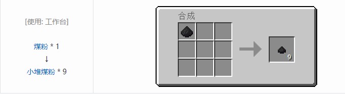 我的世界现代工业化小堆粉合成表大全